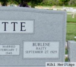 Burlene Hasty Otte