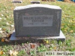 Billie Lou Davis Snyder