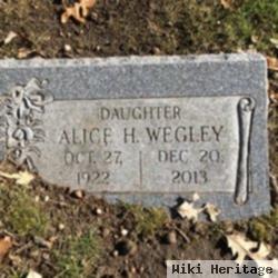 Alice H. Wegley