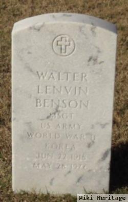 Walter Lenvin Benson