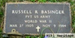 Pvt Russell R Basinger