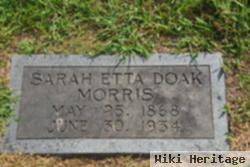 Sarah Etta Doak Morris