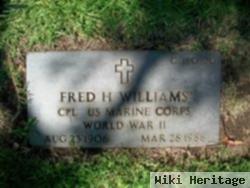 Corp Fred H Williams