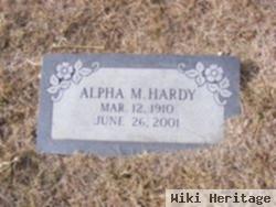 Alpha M Hardy