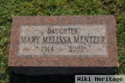 Mary Melissa Mentzer