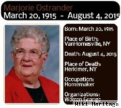 Marjorie Ann Lafler Ostrander