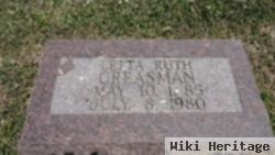 Letta Ruth Creasman