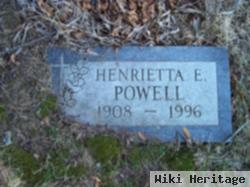 Henrietta E Powell