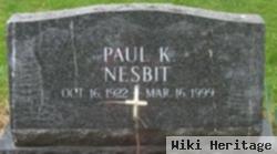 Paul K Nesbit
