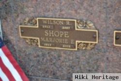 Marjorie E Shope