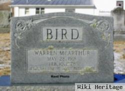 Warren Mcarthur Bird