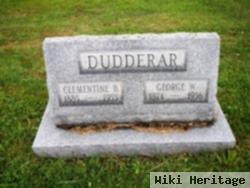 George W Dudderar