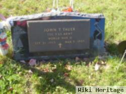 John T Tauer