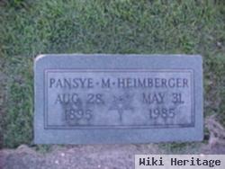 Pansye M. Heimberger