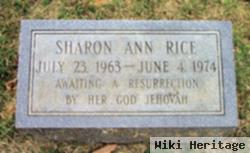 Sharon Ann Rice