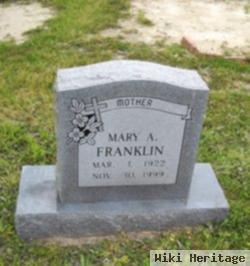 Mary A Franklin