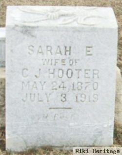 Sarah Elizabeth "lizzie" Fielden Hooter