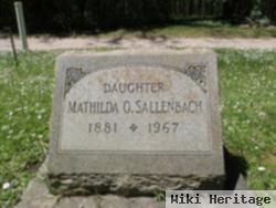 Mathilda O. "tillie" Radtke Sallenbach