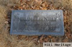 Miriam L Bentley