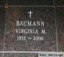 Virginia M Baumann