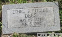 Ethel B. Ritchie Dees