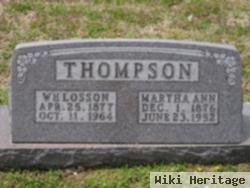 Martha Ann Baker Thompson