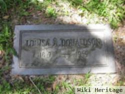 Louisa A Donaldson