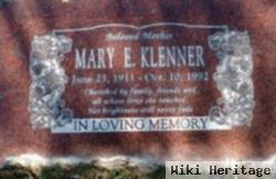 Mary E Klenner