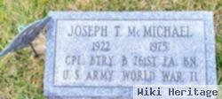 Joseph T Mcmichael