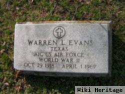 Warren L Evans