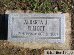 Alberta J Hoover Elliott