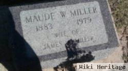 Maude W Miller