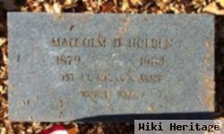 Malcolm D Holben