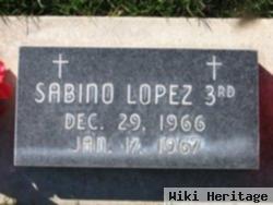 Sabino Lopez, Iii