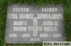 Mary Edna "sister Rita Marie" Taylor