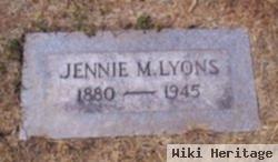 Jennie M Lyons