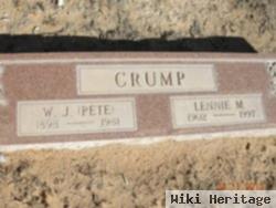 W J "pete" Crump