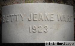 Betty Jeane Ward