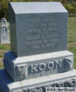 Mary A Shannon Koon