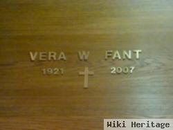 Vera W Fant