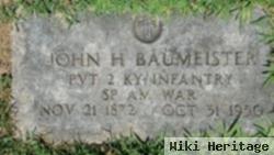 Pvt John Henry Baumeister