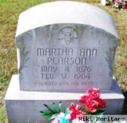 Martha Ann Johnston Pearson