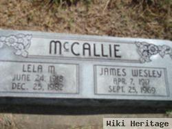 James Wesley Mccallie