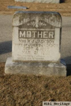 Mrs Margaret J "janie" Browning Jackson