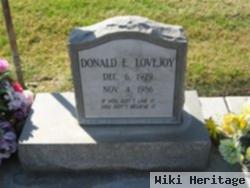 Donald E. Lovejoy