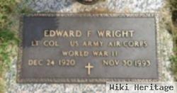 Edward F Wright