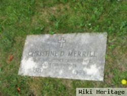 Christine Doris Brown Merrill