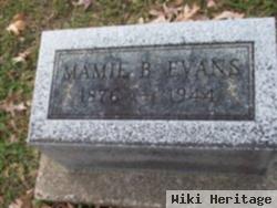 Mamie B Evans