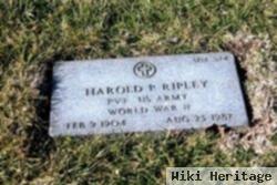 Harold P Ripley