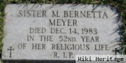 Sr M. Bernetta Meyer